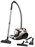 Rowenta RO3786EA Compact Power Cyclonic Aspirador sin bolsa, Tecnología ciclónica, con kit de cuidado de animales, Capacidad 1,5 l, Gris